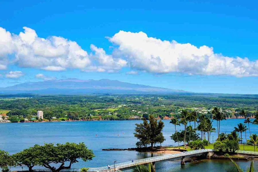 Hilo Bay at golden hour